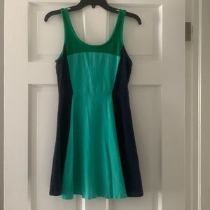 Color block Express mini dress